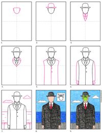 How to Draw like Magritte · Art Projects for Kids