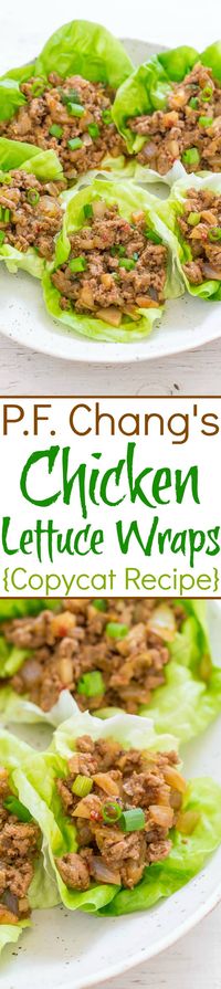 P.F. Chang's Chicken Lettuce Wraps {Copycat Recipe} - Averie Cooks