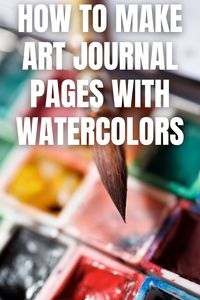 She teaches how to make art journal pages with watercolors. Learn wtaercolor techniques you can add to art journaling and how easy they are. Make a one week trial and get this class for FREE!