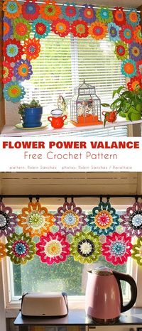 Flower POwer Valance