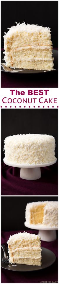 Coconut Cake - This is hands down the BEST coconut cake I've ever had!