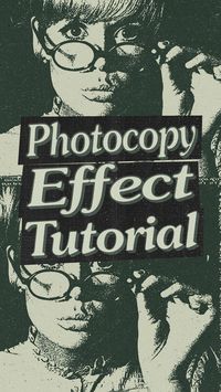 another.dept on Instagram: Photo copy effect tutorial in Photoshop 📚🤲🏻😌 I present to you my one killer trick that I use in literally every design 🫠🤪 have fun with…