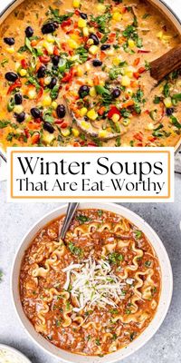 These 21 winter soup recipes are a must for the season! Get inspired with delicious winter soups and cozy soup ideas to keep you warm.