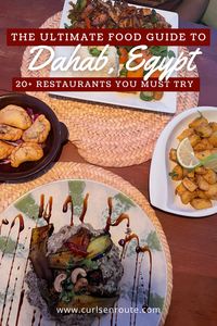 Food is an integral part of any travel experience. So, if you're a travel foodie and you happen to be planning a trip to Dahab, Egypt, this read is for you. I've compiled a list of the best restaurants in Dahab that travel foodies will swear by. The Egyptian beach town is privileged with an astonishing fusion of cuisines and top-notch quality when it comes to the F&B scene. So, I guarantee you'll be drooling over each and every dish! #foodandtravel #dahab #dahabegypt #dahabrestaurants