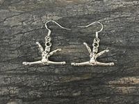 Gymnastic Earrings:  These Sportybella Girls Gymnastics Earring are a beautiful and fun way to express your love of gymnastics. These make a Perfect gift for Gymnast, Gymnastics Teams & Gymnastic Coaches.