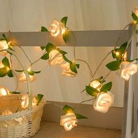 Quantity:1 set; Light Color:Warm White,Multi Color,White; LED Beads Quantity:20; Voltage (V):AA Batteries Powered; Initial Lumens:160; Shape:Leaf,Flower; Wattage:2; Mode:2 Modes: (1.Constant 2.Flashing); Type:String Lights; Style:Christmas,New Year's; Power Supply:AA Batteries Powered; Certification:CE Certified; CRI:>80; IP Rating:IP44; Suitable Rooms:Dorm,Bedroom,Living Room; Control Mode:Mode Switching; Batteries Included:No; Length:3m; Features:Patio,Christmas Wedding Decoration,Holiday,D