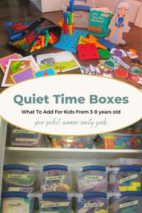 Quiet Time Box Ideas For Emergencies - Or Summer!