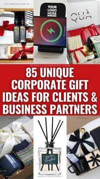 These 85 corporate holiday gift ideas for clients and gifts for business partners will help you leave a lasting impression and build stronger business connections. From small elegant gift ideas to practical office items, there’s something here for every type of business relationship. Small corporate gifts, personalized corporate gifts with your brand logo or even customizable or personalized corporate gift baskets - you'll find a ton of business gifts for every preference and budget.