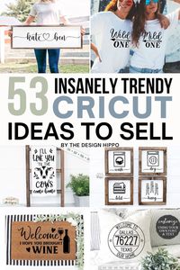 Are you on the lookout for the best cricut ideas to sell? Here's a list of 53 insanely trendy and most profitable cricut projects to sell that you'll absolutely love. #cricutprojectstosell #cricutideastosell