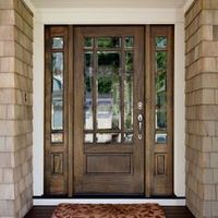 9-Lite Prairie Entry Door with Sidelites #farmhouse #farmhousestyle #farmhousedecor #entrydoors #entrydoor #frontdoors #frontdoor