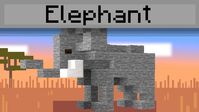 Minecraft | How To Build: African Elephant - YouTube