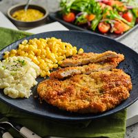 Rather than waiting an entire year to get my fill of pork schnitzel, I like to make this easy-to-prepare dish at home. The key to the perfect schnitzel recipe is the thickness of the pork chop – you want it no thicker than ¼-inch. I also like to use panko breadcrumbs vs. traditional breadcrumbs for a crispier breading. Oh and don’t forget the sauerkraut – it’s a MUST! Ahh Fall - it’s honestly my favourite time of year! Hearing the crunchy leaves...