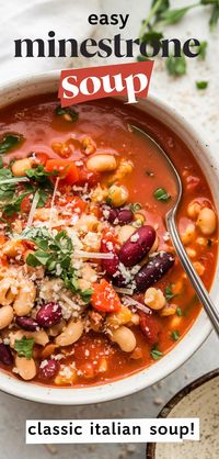 Want a veggie-packed meal that’s as flavorful as it is healthy? This Homemade Minestrone Soup Recipe is the perfect combination of comfort and simplicity. Save this Soup Dinner idea for a crowd-pleasing vegetarian option!