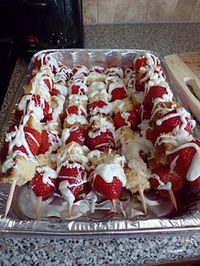 Strawberry shortcake Kabobs