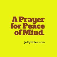 A Prayer for Peace of Mind ~ Praying for Peace of Mind | Joyful Living Blog