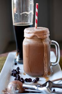 The dirty girl scout: chocolate mint beer float