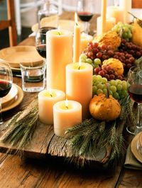 Autumn table centerpiece