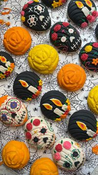 Homemade with Love inc. | Día de los muertos inspired conchas . . #diadelosmuertos #dayofthedead #tradiciones #altar #ofrenda #calavera #skull #skullart #mexico… | Instagram