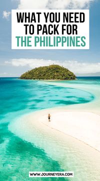 What You Need to Pack for The Philippines . The Ultimate Philippines Packing list to prepare you for your adventures throughout the 7,500 islands that make up the Philippines. Here’s everything you didn’t know you needed to make the most of your trip to the Philippines. A complete Philippines Packing Checklist to ensure you don’t miss any important items. Packing Tips | What to Bring in the Philippines #philippines #packinglist #packingtips