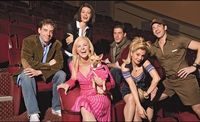 OmiGod I love this picture!! The original Broadway cast of "Legally Blonde the Musical"- Christian Borle, Kate Shindle, Laura Bell Bundy, Richard H. Blake, Orfeh, and Andy Karl ❤❤❤❤❤❤❤❤❤