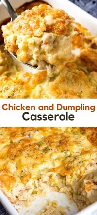 Savor the ultimate comfort food experience with our Chicken and Dumpling Casserole – a hearty blend of succulent chicken, creamy sauce, and pillowy dumplings that will warm your soul. Hungry for more delicious recipes? Click to explore the full recipe and be sure to follow us for a constant serving of culinary inspiration!