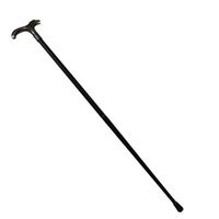 Turn heads when you walk around town with this golden-winged screaming eagle walking cane. Featuring a glaring bald eagle head with an open beak, this metal walking stick makes a fearsome walking accessory. The metal shaft and fierce decorative T-handle make this the perfect gift for any fantasy fan, cane collector, or American patriot. A great every day walking cane, this walking stick also makes a great Halloween costume accessory. Use this sturdy eagle cane as a fashion accessory or walking a