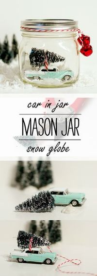 Car in Jar Snow Globe - It All Started With Paint