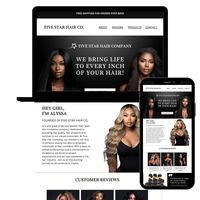 Our user-friendly luxury hair business website template, expertly crafted in Canva to cater specifically to the needs of business owners in the hair industry. Whether you're styling hair or running an online store, this designed template will showcase your services. DEMO LINK:  https://createdbykeela.my.canva.site/luxury-hair Password: demo1234 Includes: - 18 Page Sections - A PDF with template link IMPORTANT: These templates are digital. No physical product will be sent. After payment you will