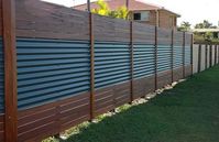 22 Trendy Ideas Backyard Fence Concrete Front Yards #backyard