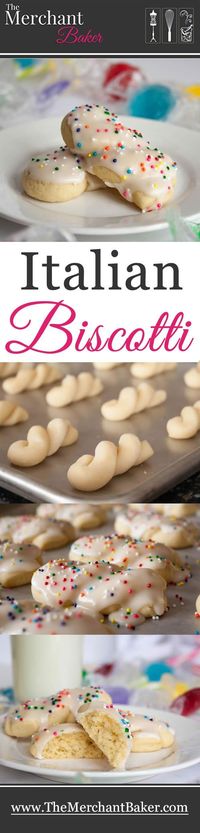 Italian Biscotti. The very best recipe for this traditionally soft and tender iced vanilla cookie.