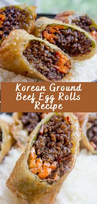 Korean Ground Beef Egg Rolls Recipe: A Delicious Fusion of Flavors Introduction Elevate your culinary skills with this Korean Ground Beef Egg Rolls recipe, a delightful fusion of Korean and American flavors. These savory egg rolls are filled with seasoned ground beef and vegetables, making them a perfect appetizer or snack for any occasion. Let’s […] The post Korean Ground Beef Egg Rolls Recipe appeared first on Cheff Recipes.