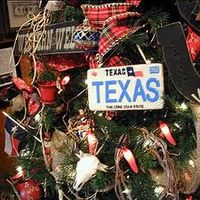 Texas themed Christmas tree