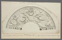 Printed design "Vive La Bagatelle" (a.k.a. "Conundrums"): scrolls with riddles in English and French - "Publish'd by Sarah Ashton and Co, No. 28, New Britain, Jany 1, 1797."  - in the Museum of Fine Arts Boston.