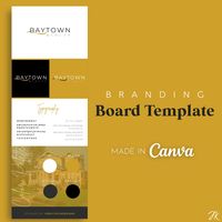 Brand Board Canva Template Canva Branding Kit Template Editable Brand Board Template Premade Branding Kit INSTANT DOWNLOAD - Etsy