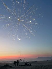 #beach #fourthofjuly #fireworks #sunset