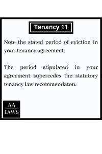 Infographics on tenancy law