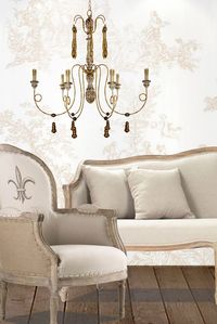 Perfect sofas and chairs to dress up your French style living room. Classic lines and durable fabrics make them terrific choices for your French Country decor. #frenchcountry, #frenchfurniture, #sofa, #accentchair