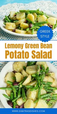 This Greek-style potato and green bean salad is light, refreshing, and so flavorful thanks to the bold dressing. It’s perfect for a Fall picnic and as healthy side dish for your holiday table. Give this easy, flavorful green bean potato salad a try!