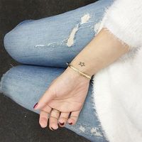 Simply Elegant Wrist Tattoo // 13 Tiny Star Tattoo Ideas That Are Truly Stellar