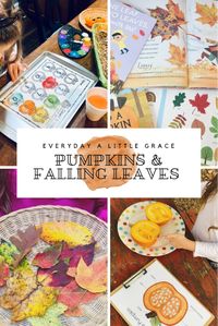 Pumpkins & Falling Leaves 🍂 – Everyday a Little Grace