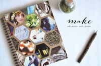 M A K E :: hexagon notebook