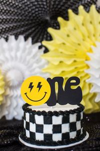 One Happy Dude. One Happy Dude First Birthday. One Happy Dude Cake Topper. Smiley Face Party Decorations. Smiley Face First Birthday Decor. - Etsy