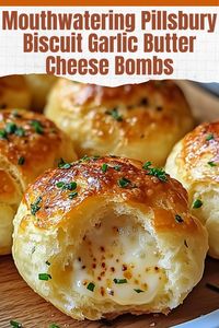 Savor the flavor of these Mouthwatering Pillsbury Biscuit Garlic Butter Cheese Bombs, a delightful blend of fluffy biscuits, rich garlic butter, and gooey melted cheese. Perfect as a snack, appetizer, or side dish, these cheesy bombs are irresistibly delicious and incredibly easy to make. Ideal for parties, family gatherings, or whenever you crave a cheesy treat!