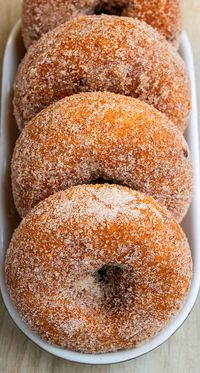 Baked Apple Cider Donuts - CakeWhiz