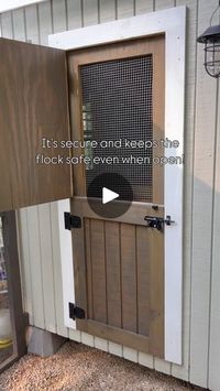 49K views · 8.6K reactions | I’ll love this door forever! 🙌🏼

#chickencoop #chickens #backyardchickens #chickenkeeping #chickensofinstagram | Brittni Poisson