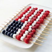 4th of July Flag Fruit Kabobs