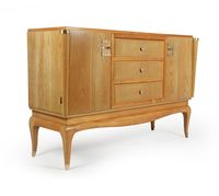 French Art Deco Sideboard in Cherry - Decorative Collective