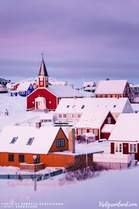 Spend December in the snow-covered capital of Greenland where Christmas warmth is guaranteed in the winter darkness.