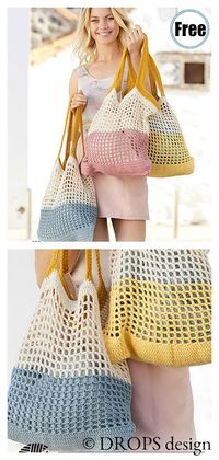 Hummingbird Market Tote Bag Free Crochet Pattern