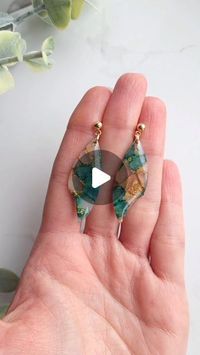 KA Jewellery on Instagram: "Green and Copper 💚🤎
.
.
.
#polymerclay #polymerclayearrings #polymerclaytutorials #clayearrings #danglesearrings #statementjewelry #jewelry #smallbussiness"